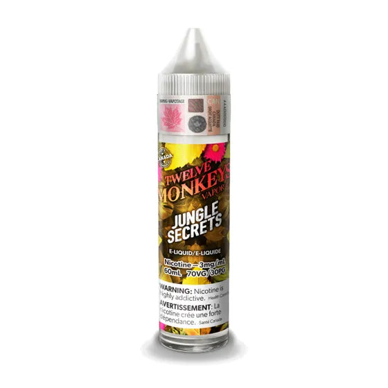 Twelve Monkeys jungle secrets 3mg E-Liquid 60ml
