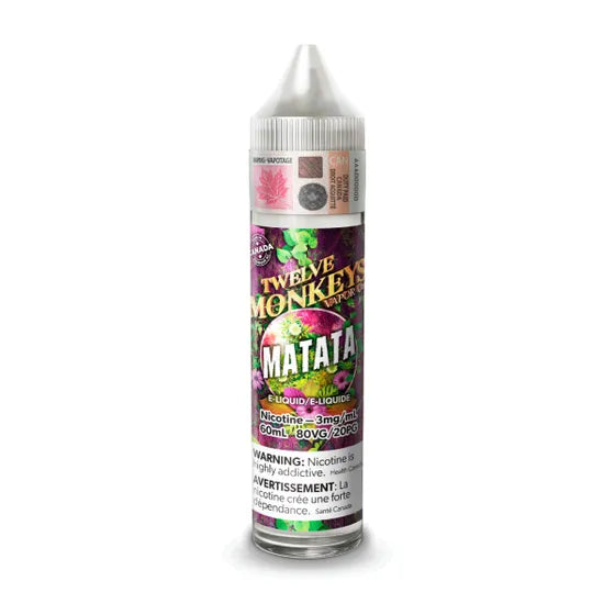 Twelve Monkeys matata 3mg E-Liquid 60ml