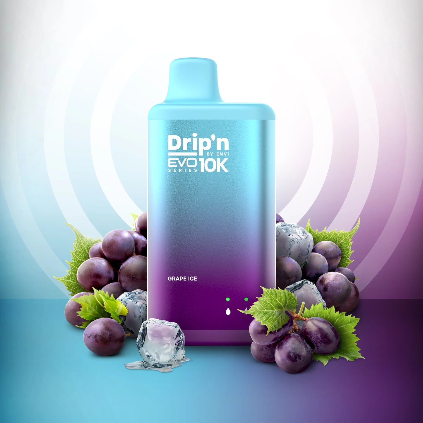 Drip'n by Envi Evo Series 10k grape ice 20mg Disposable