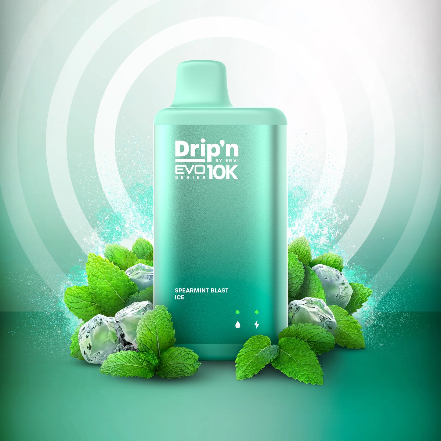 Drip'n by Envi Evo Series 10k spearmint blast ice 20mg Disposable