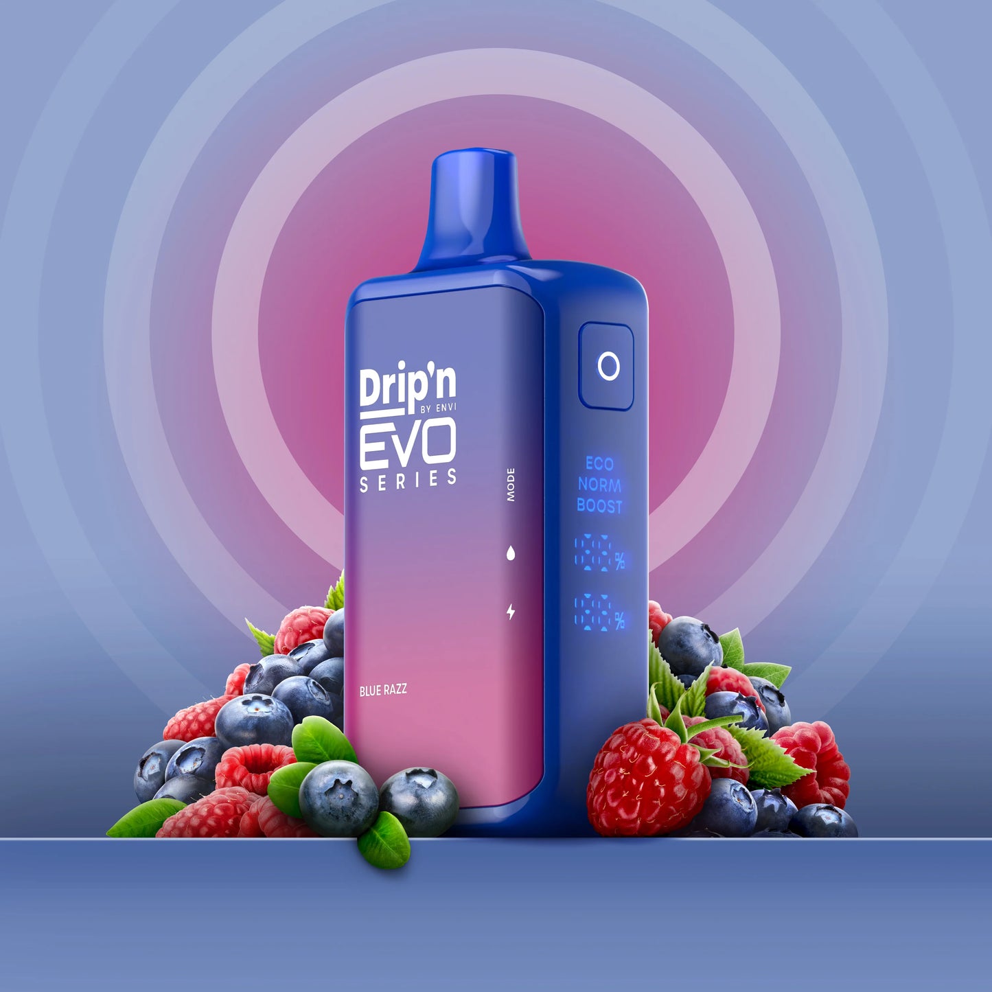 Drip'n by Envi Evo Series 28k blue razz 20mg Disposable