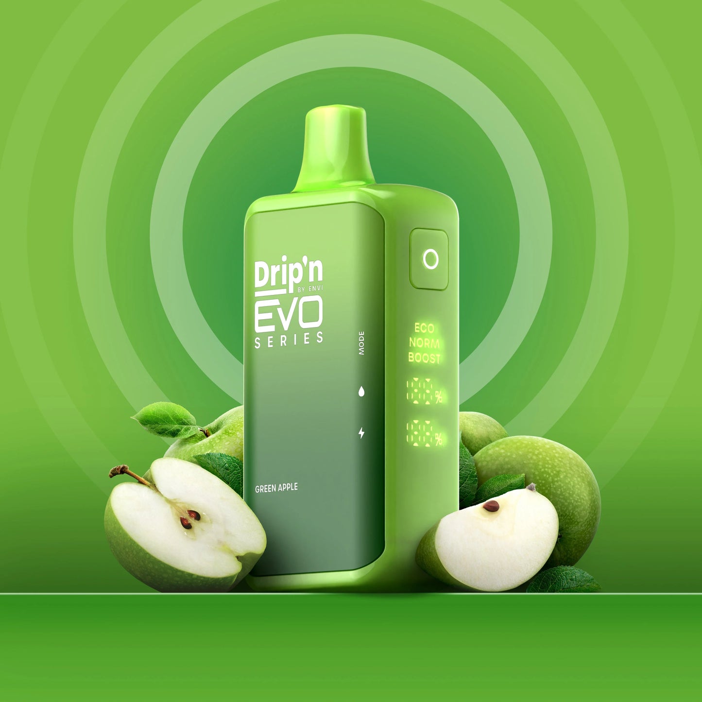 Drip'n by Envi Evo Series 28k green apple 20mg Disposable