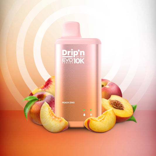 Drip'n by Envi Evo Series 10k peach zing 20mg Disposable