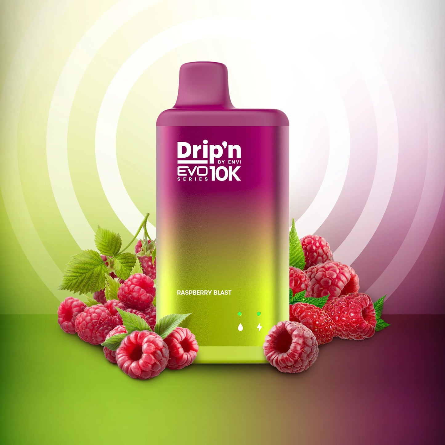 Drip'n by Envi Evo Series 10k raspberry blast 20mg Disposable