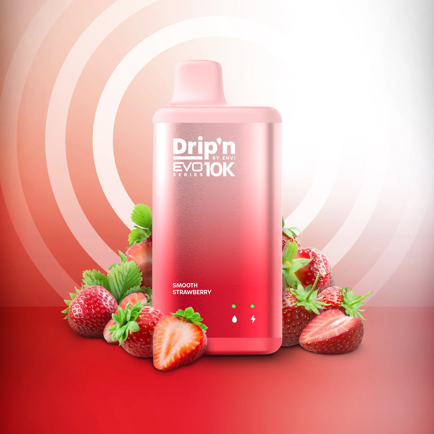 Drip'n by Envi Evo Series 10k smooth strawberry 20mg Disposable