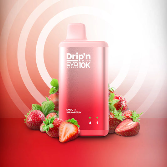 Drip'n by Envi Evo Series 10k smooth strawberry 20mg Disposable