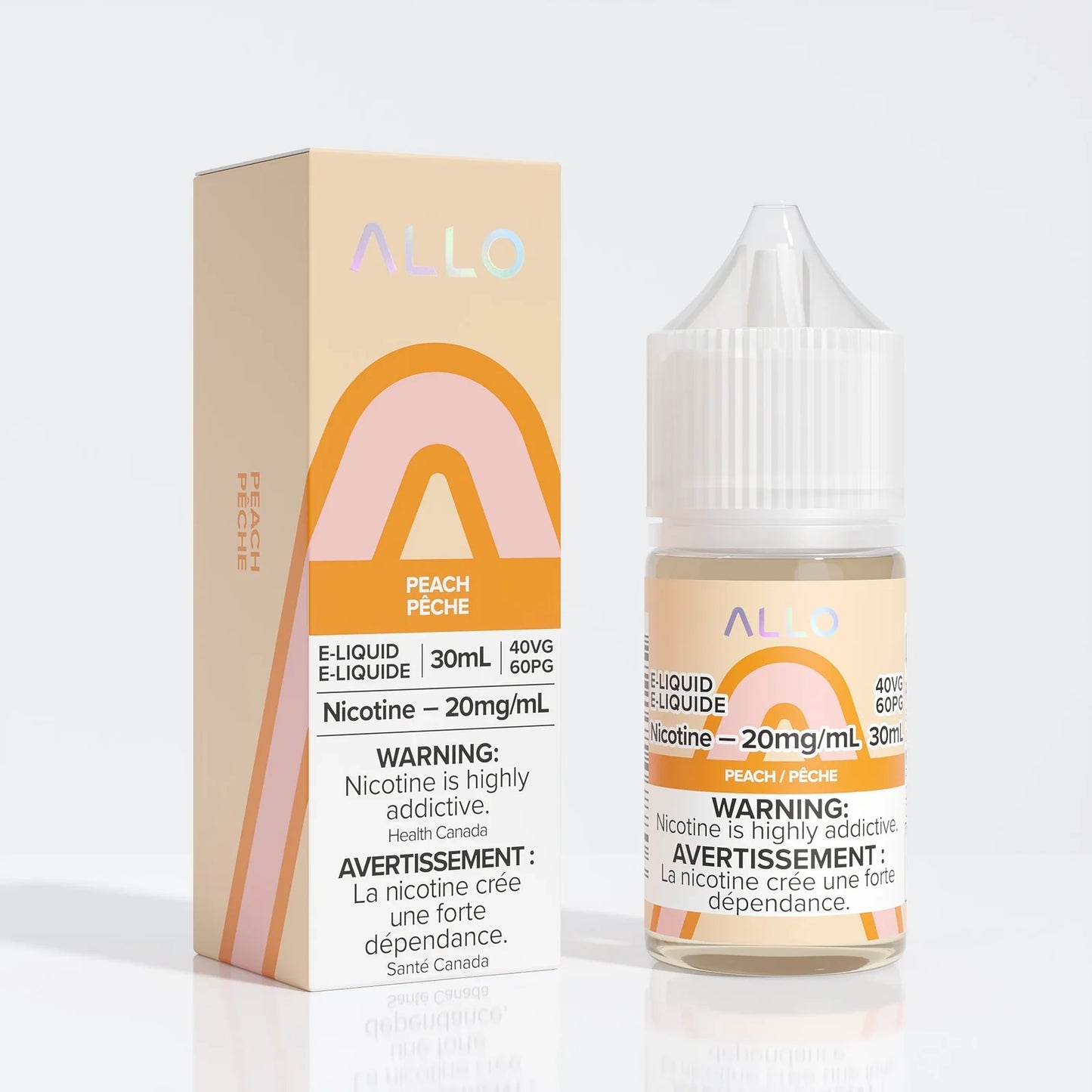 Allo peach 20mg E-Liquid 30ml