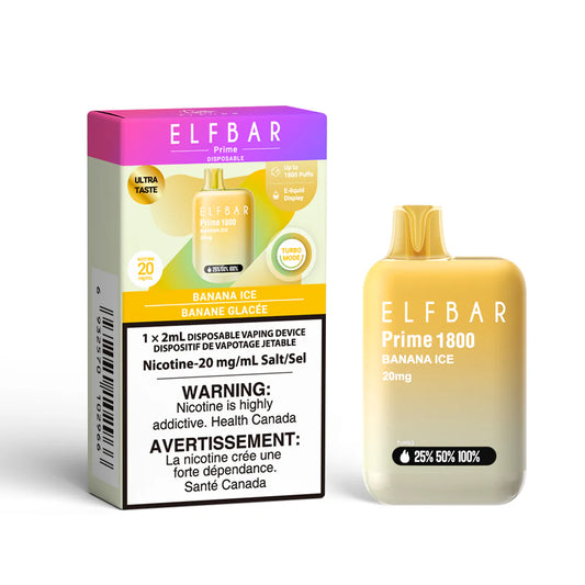 ELF Bar Prime banana ice 20mg Disposable