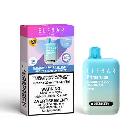 ELF Bar Prime blueberry sour raspberry 20mg Disposable