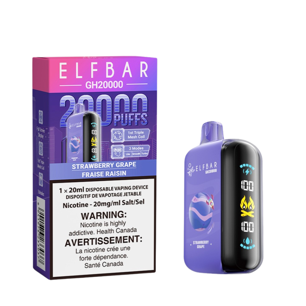 Elf Bar GH 20k strawberry grape 20mg Disposable