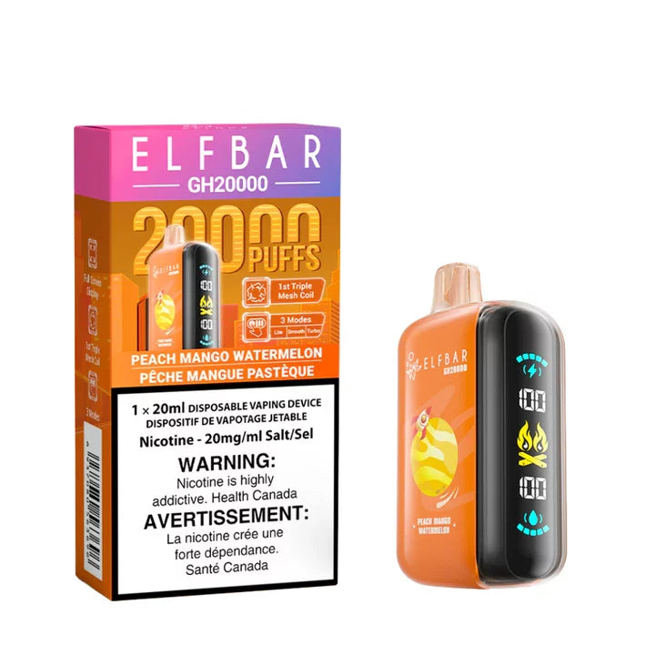Elf Bar GH 20k peach mango watermelon 20mg Disposable