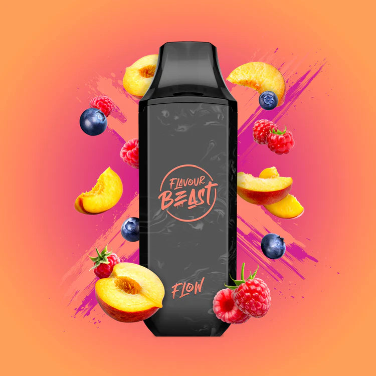 Flavour Beast Flow packin' peach berry 20mg Disposable