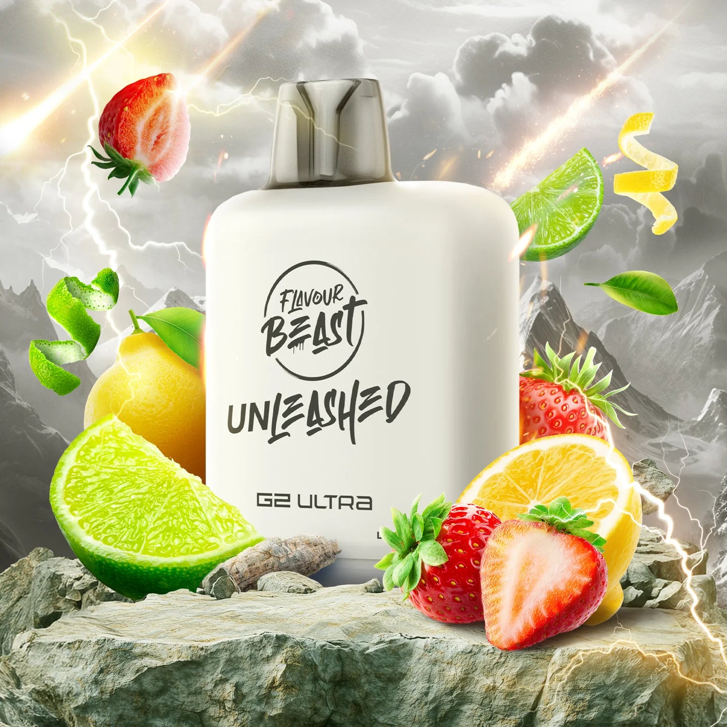 Flavour Beast Level X Unleashed Ultra epic strawberry lemon lime 20mg Disposable Pods