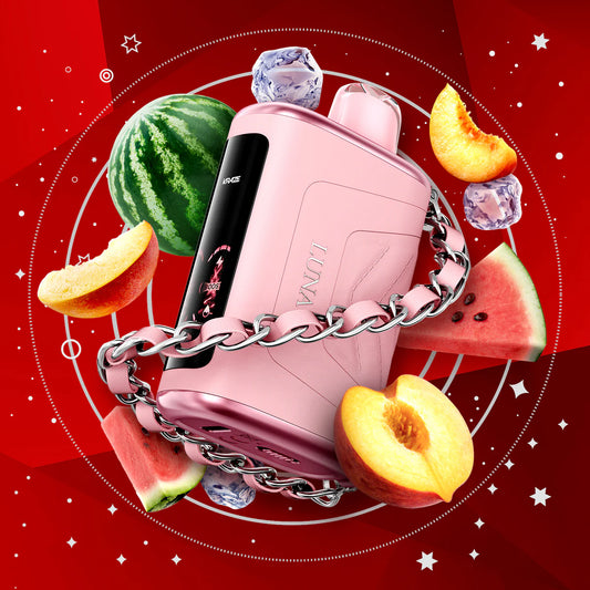 Kraze Luna ruby peach watermelon ice 20mg Disposable