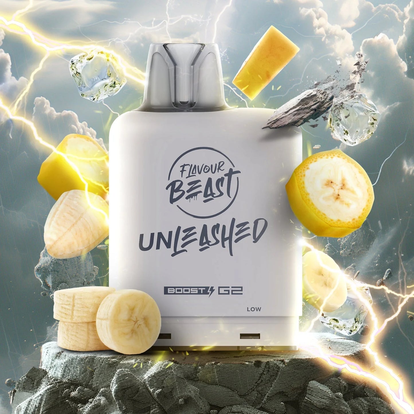 Flavour Beast Level X Unleashed Boost epic banana 20mg Disposable Pods