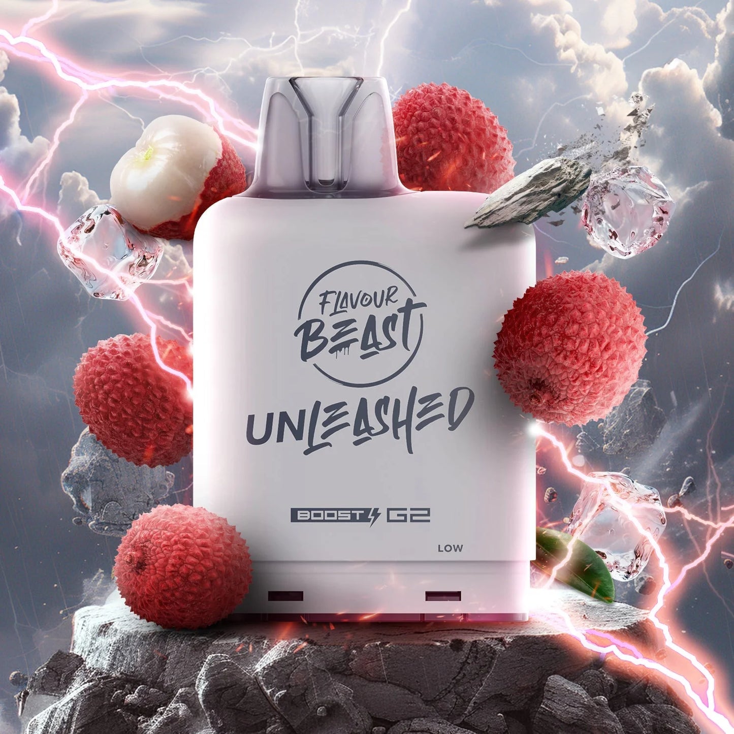Flavour Beast Level X Unleashed Boost epic lychee 20mg Disposable Pods