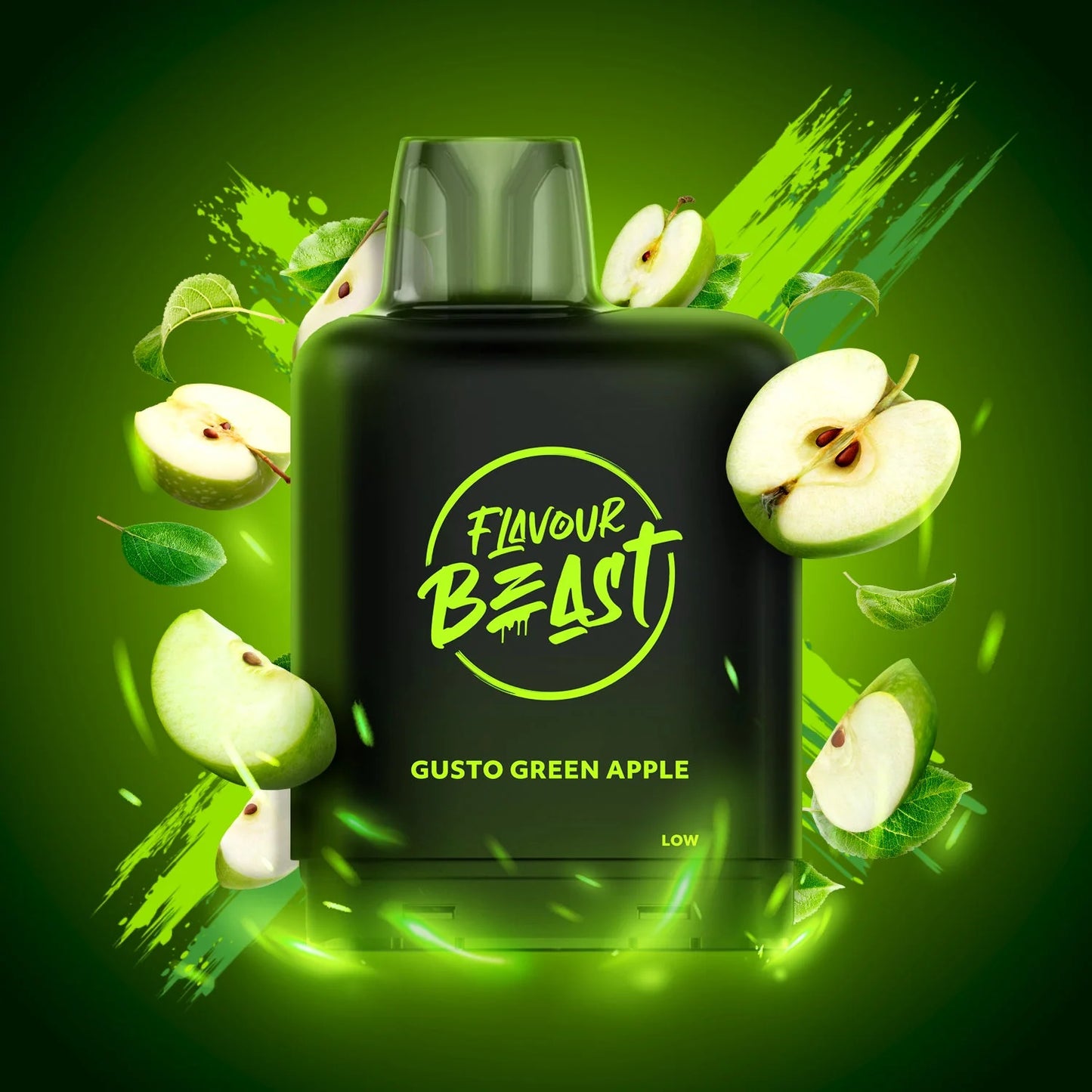 Flavour Beast Level X Boost gusto green apple 20mg Disposable Pods