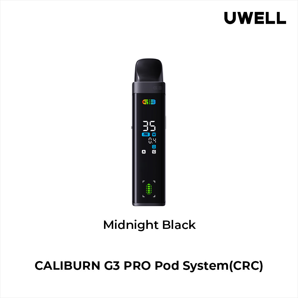 Uwell Caliburn G3 PRO Pod System Kit Midnight Black