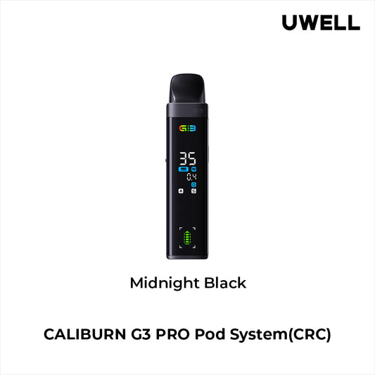 Uwell Caliburn G3 PRO Pod System Kit Midnight Black