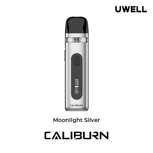 Uwell Caliburn X Pod System Kit Moonlight Silver