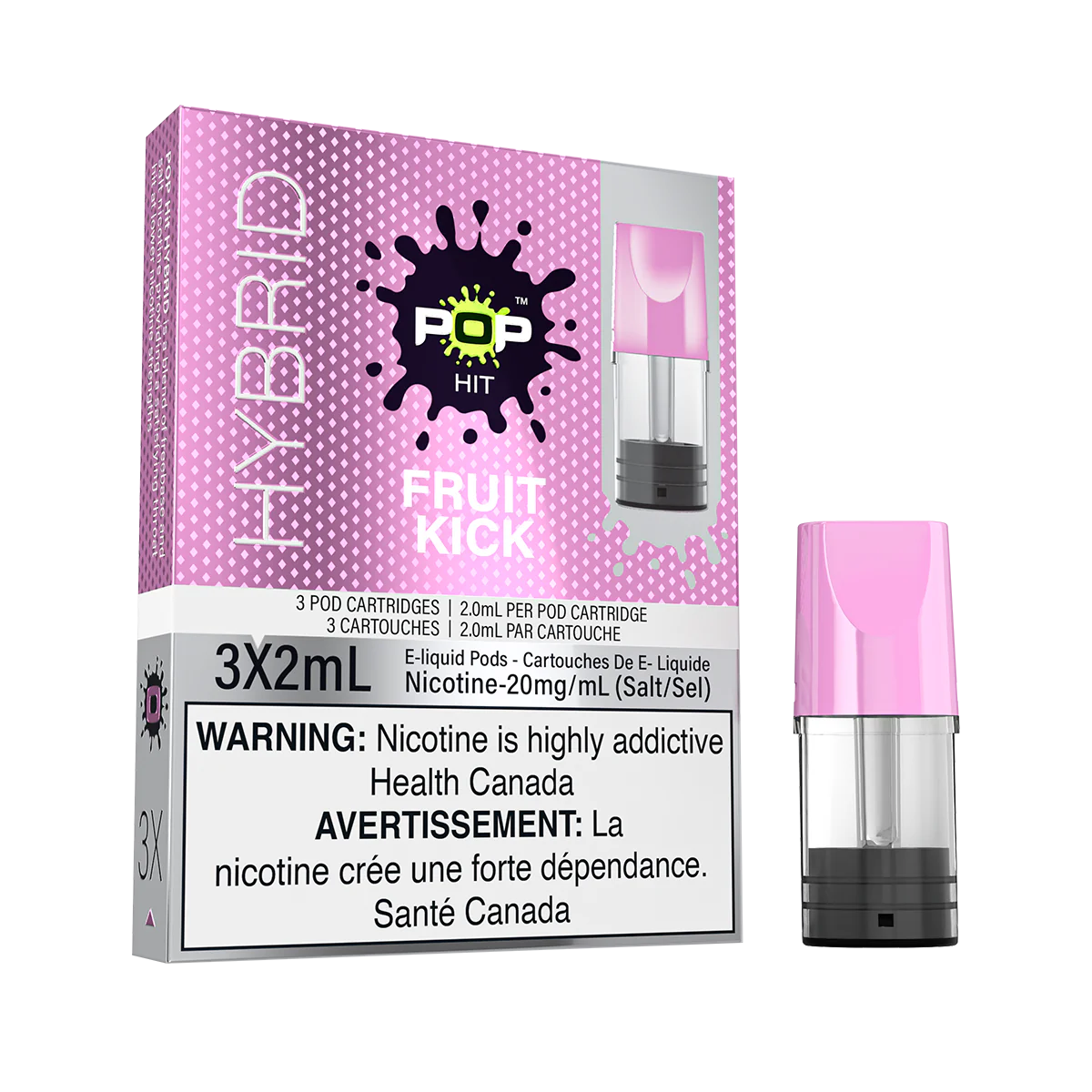 Pop hit fruit kick pods 20mg