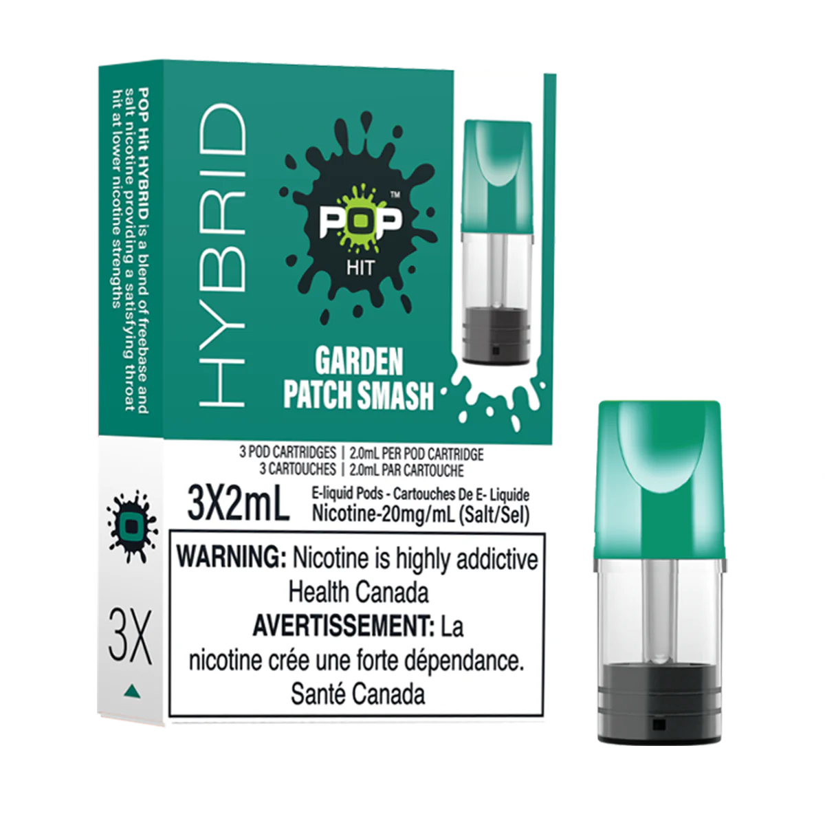 Pop hit garden patch smash pods 20mg