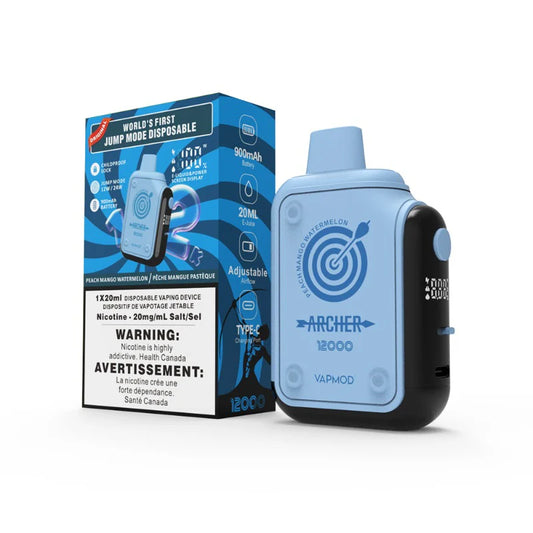 VAPMOD Archer 12k peach mango watermelon 20mg Disposable