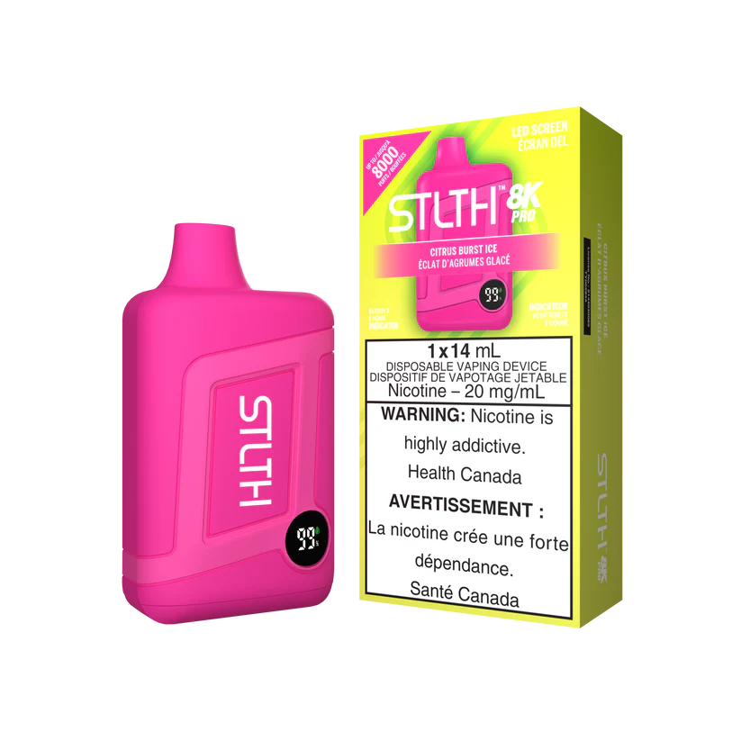 Stlth 8k Pro citrus burst ice 20mg disposable