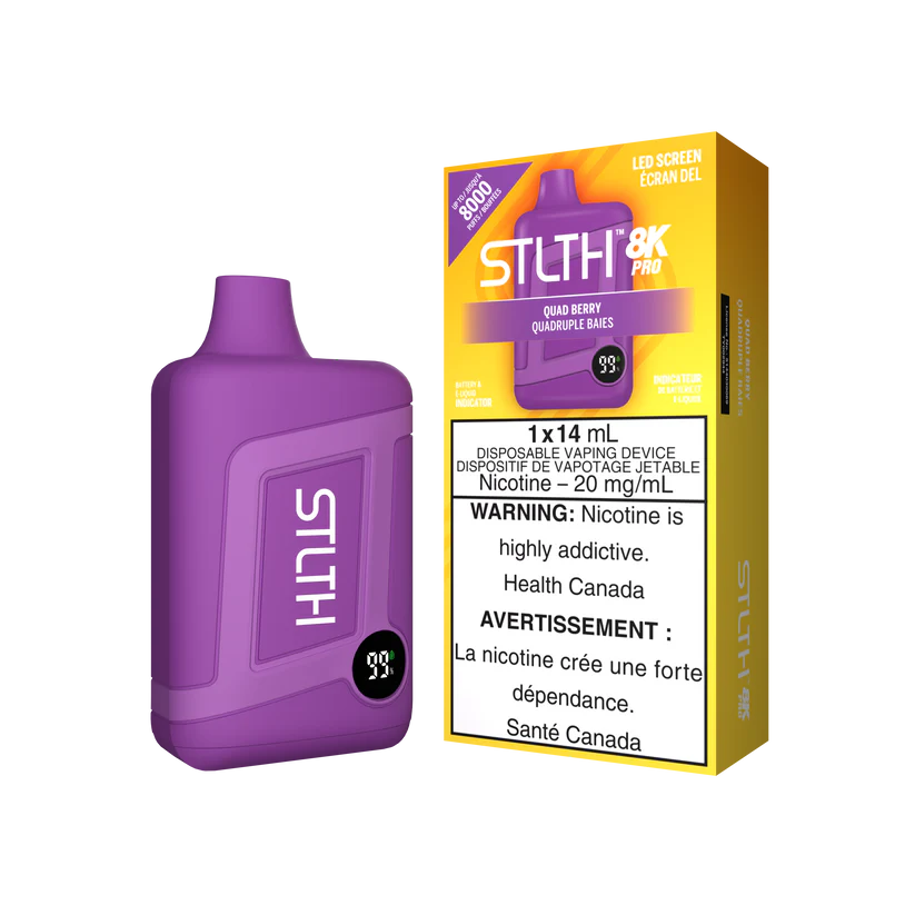 Stlth 8k Pro quad berry 20mg disposable