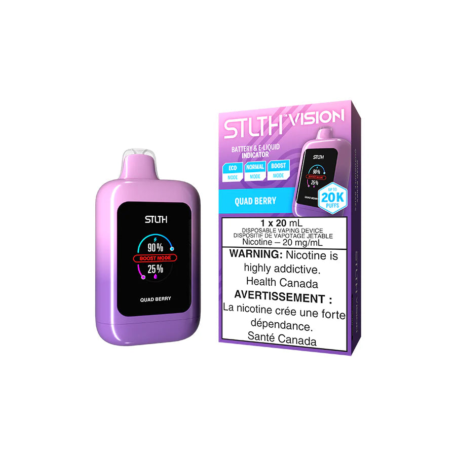 Stlth Vision quad berry 20mg Disposable
