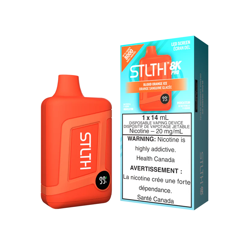 Stlth 8k Pro blood orange ice 20mg disposable