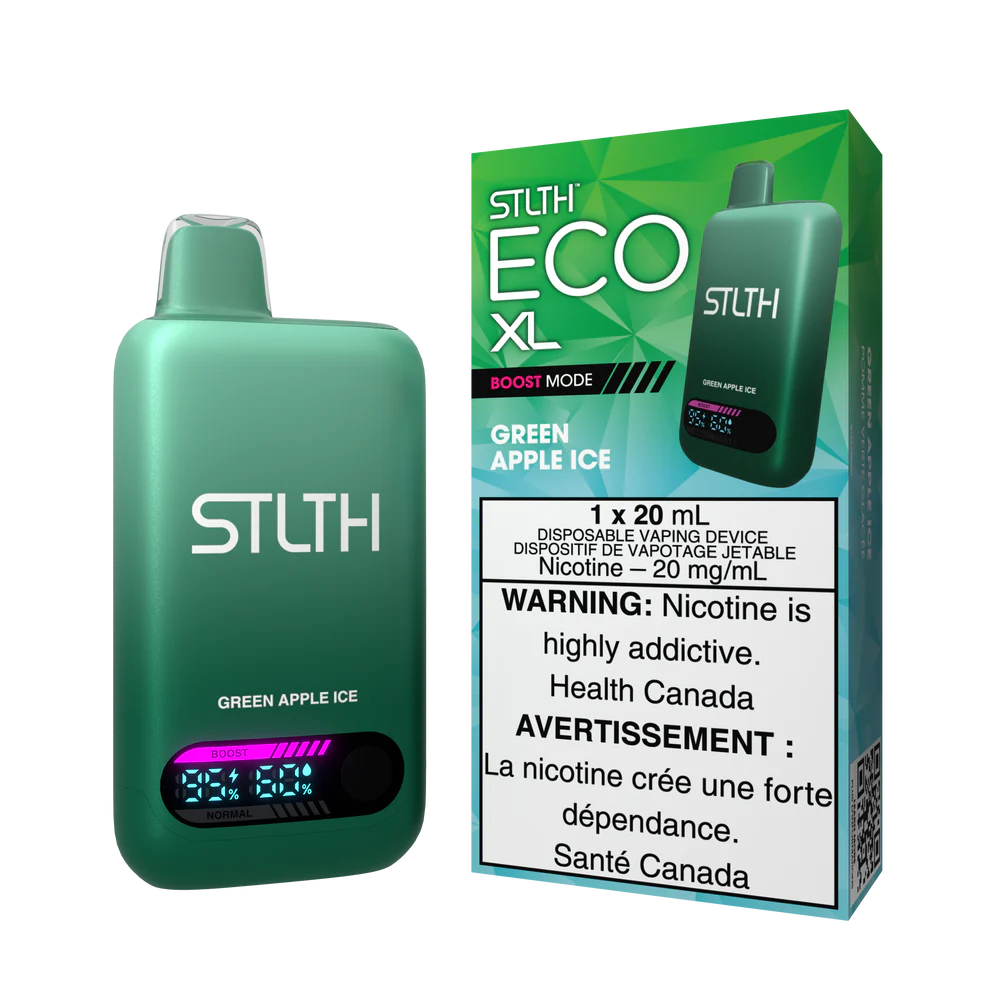 Stlth Eco XL green apple ice 20mg Disposable