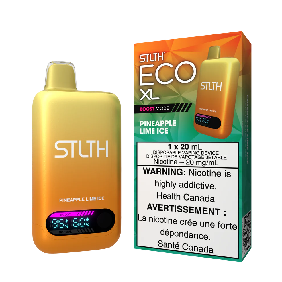 Stlth Eco XL pineapple lime ice 20mg Disposable