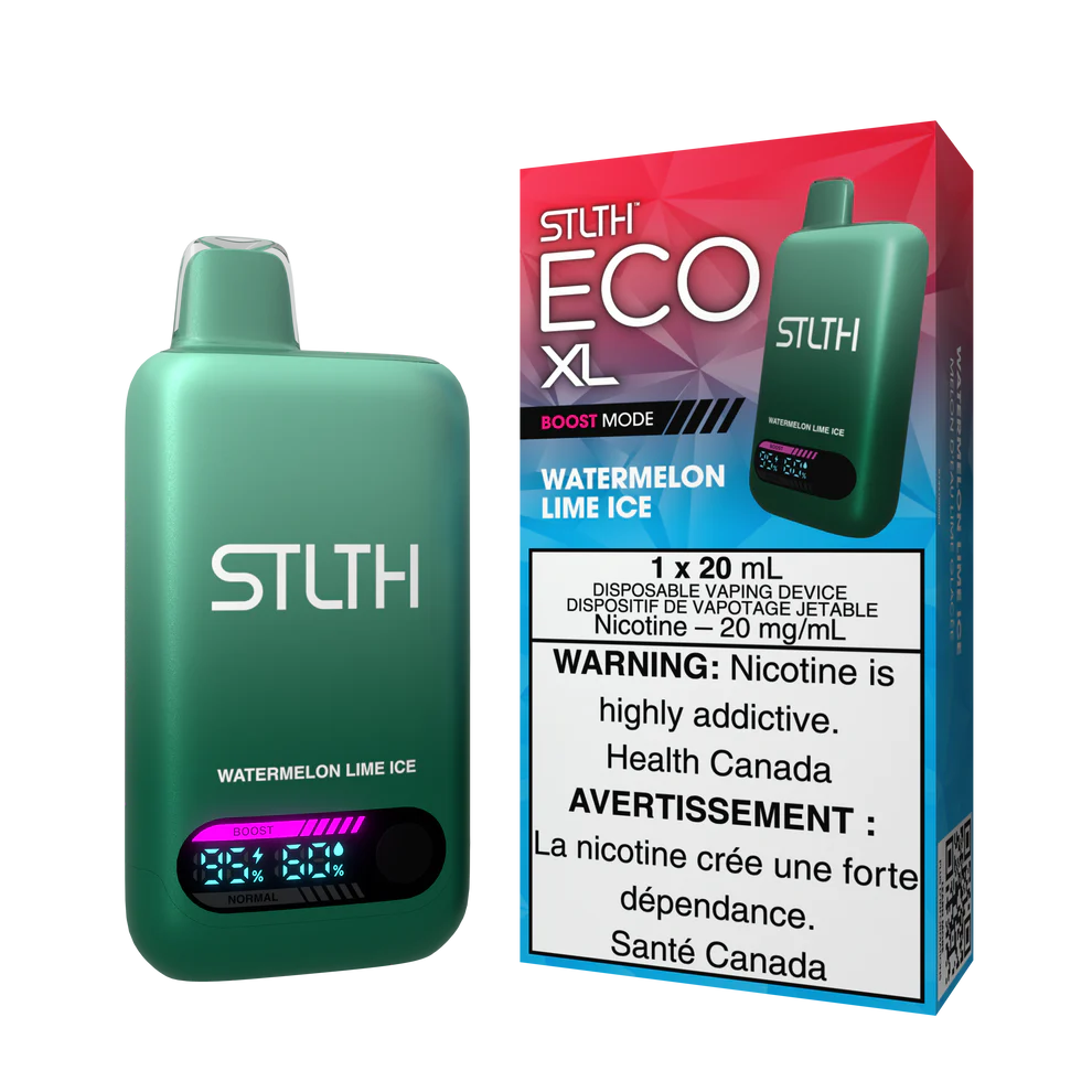 Stlth Eco XL watermelon lime ice 20mg Disposable