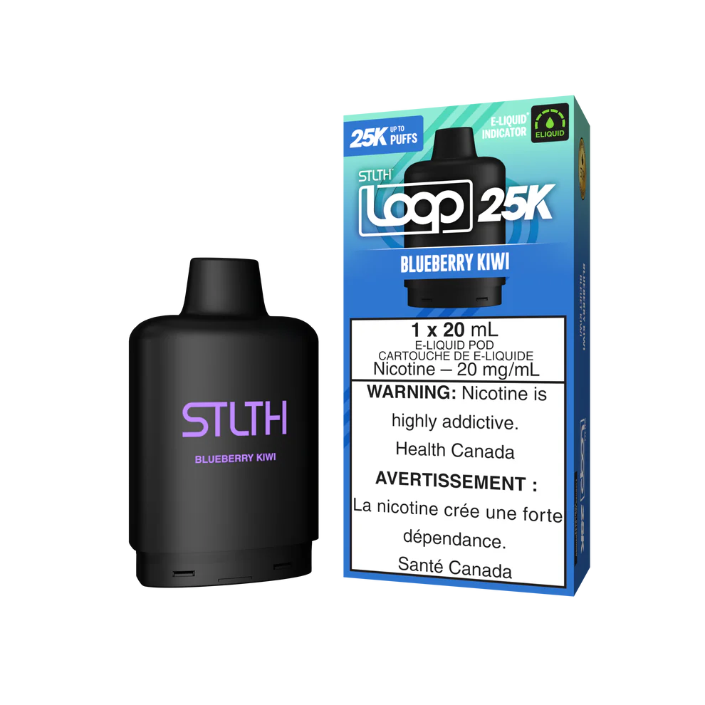 Stlth Loop 25k blueberry kiwi 20mg Disposable Pods