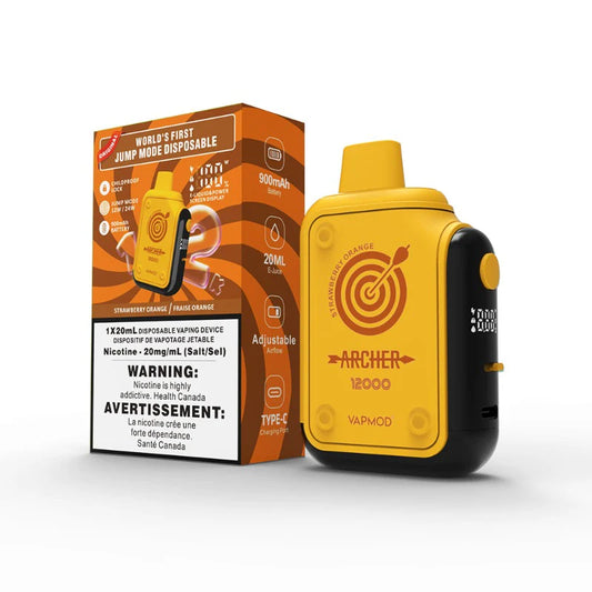 VAPMOD Archer 12k strawberry orange 20mg Disposable