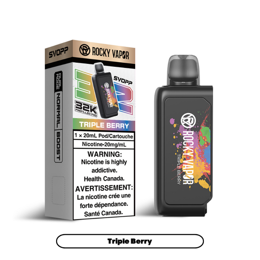 Rocky Vapor Svopp 32K triple berry 20mg Disposable Pods