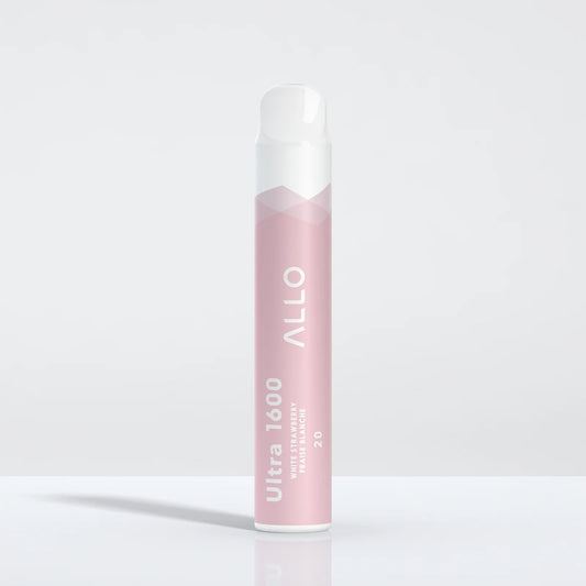 Allo Ultra 1600 white strawberry 20mg Disposable