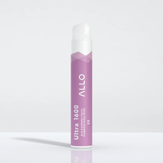 Allo Ultra 1600 blue raspberry peach 20mg Disposable