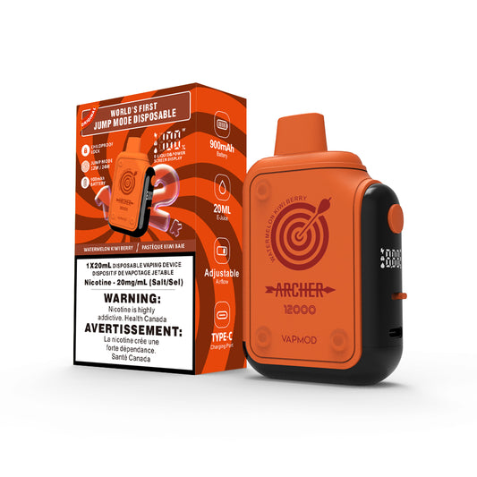 VAPMOD Archer 12k watermelon kiwi berry 20mg Disposable