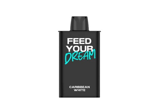 Feed 9k caribbrean white 20mg Disposable Pods