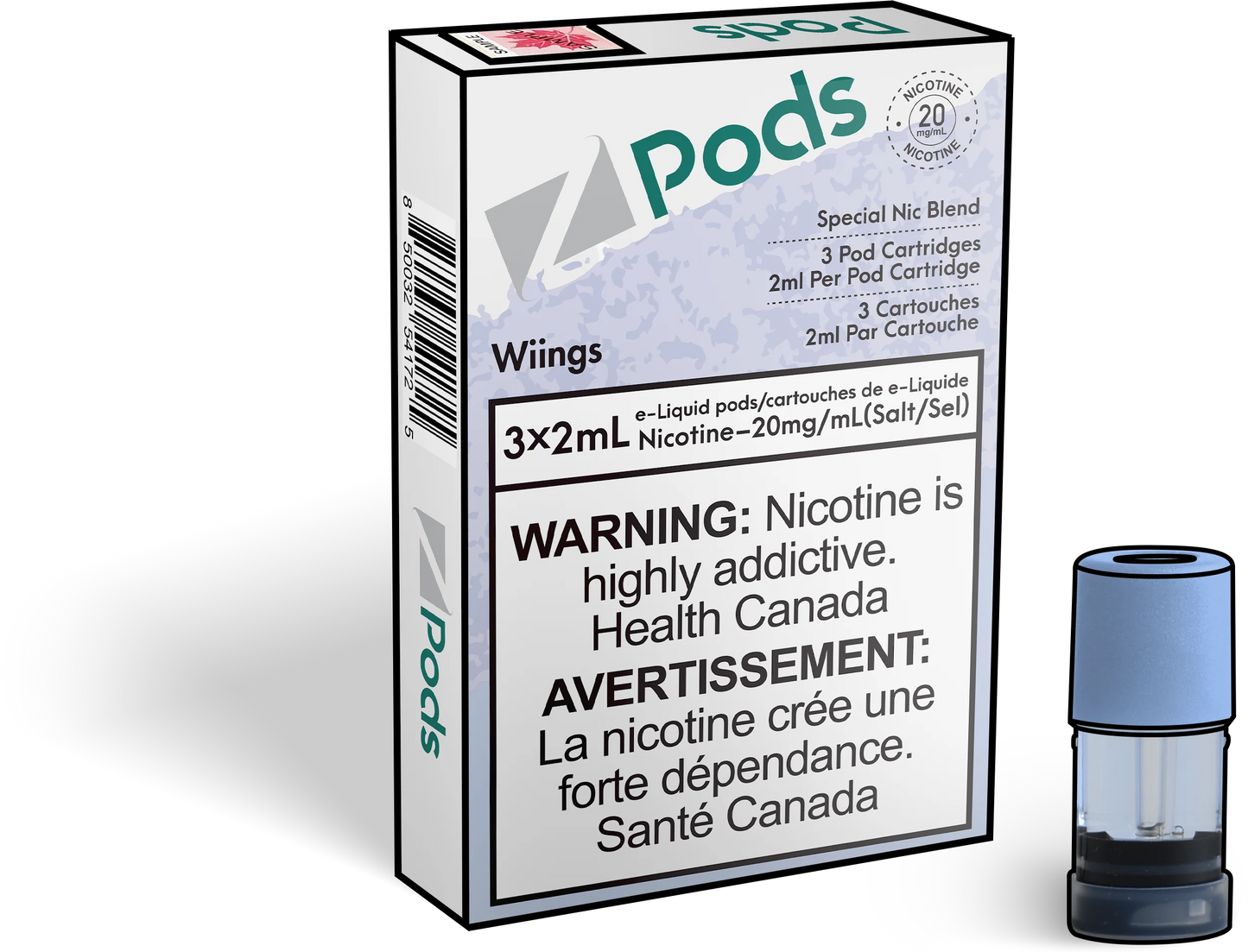 Z Pods wiings/NRG 20mg