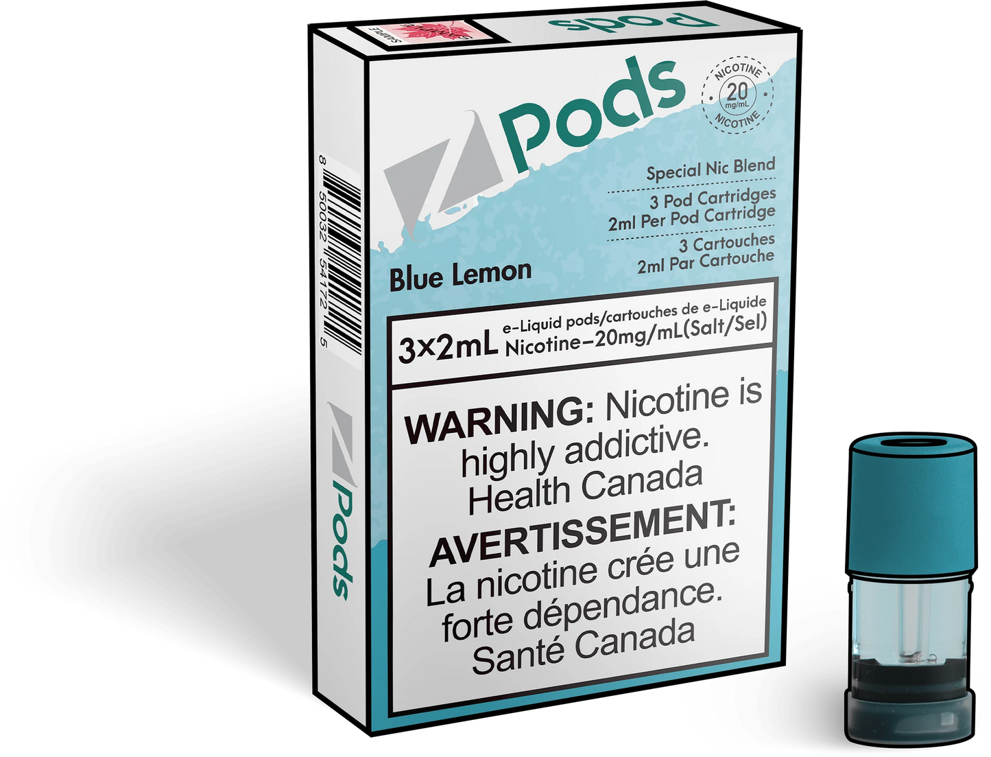 Z Pods blue lemon 20mg
