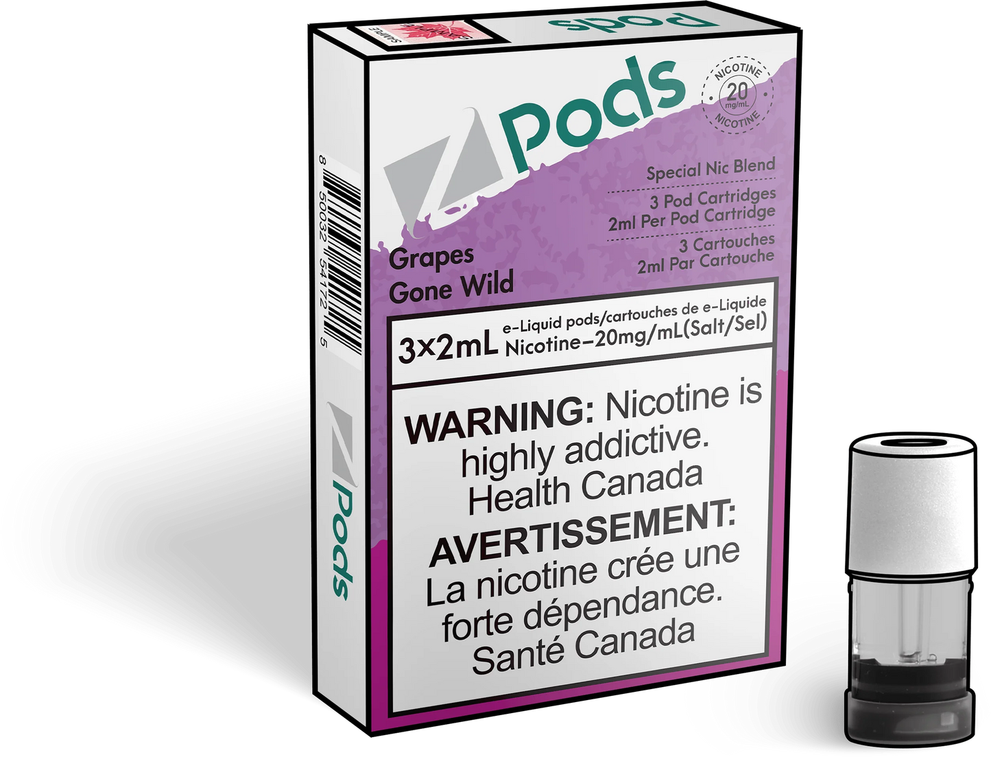 Z Pods grapes gone wild 20mg