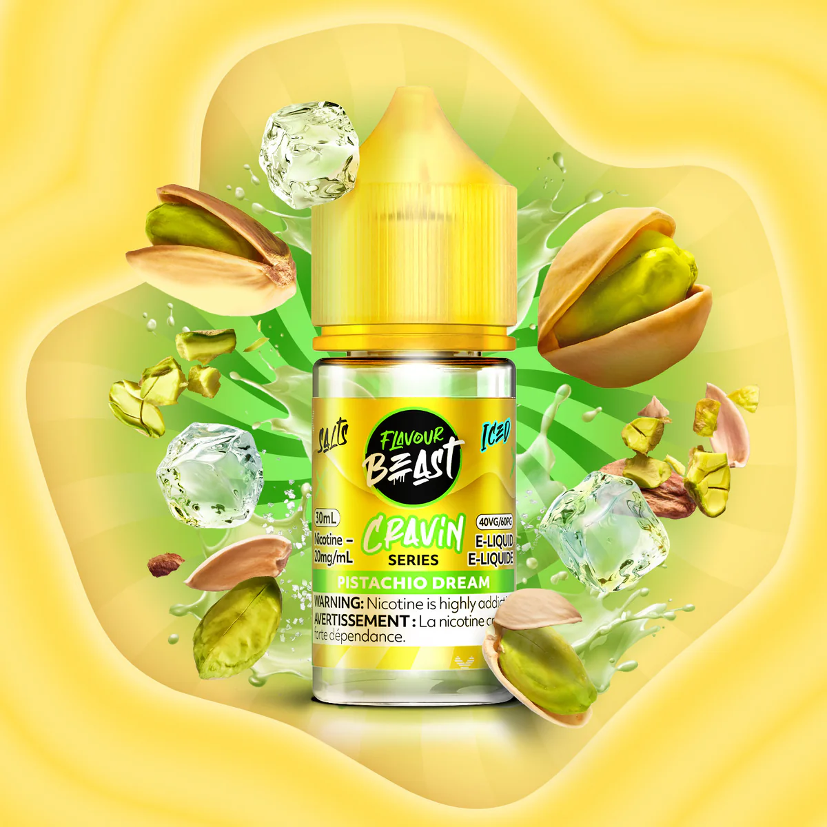 Flavour Beast Cravin pistachio dream iced 20mg E-Liquid 30ml