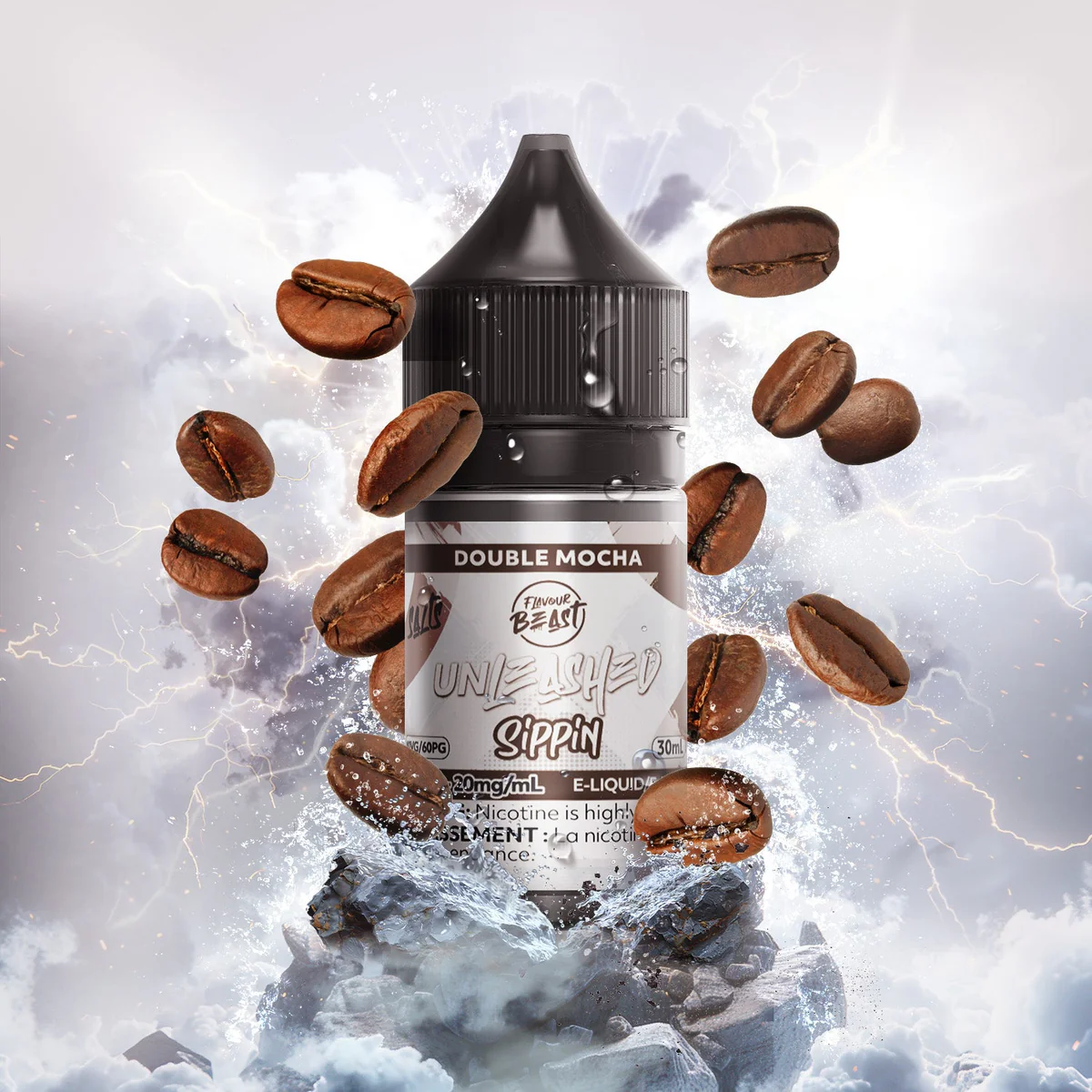Flavour Beast Unleashed Sippin double mocha 20mg E-Liquid 30ml