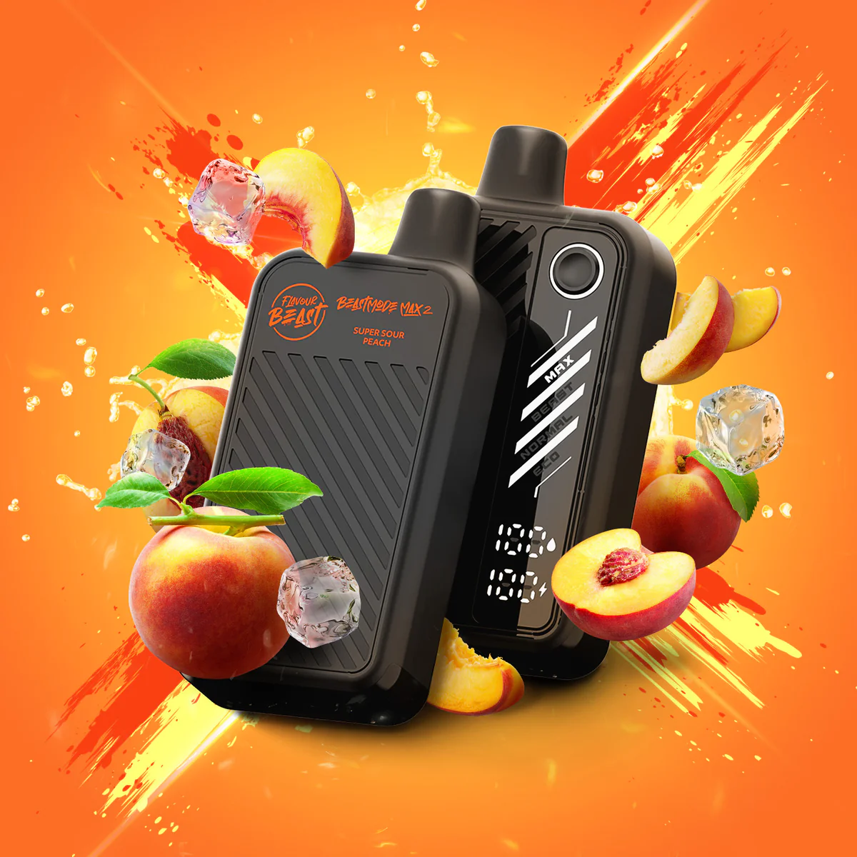 Flavour Beast 50K super sour peach iced 20mg Disposable