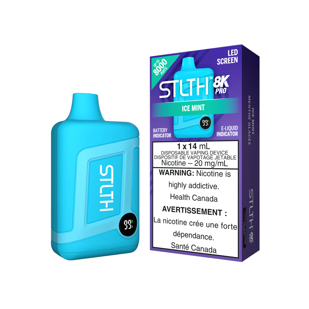 Stlth 8k Pro ice mint 20mg disposable