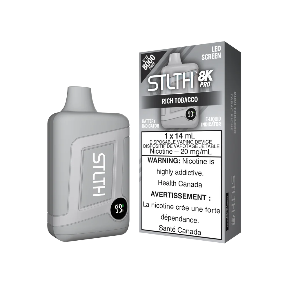 Stlth 8k Pro rich tobacco 20mg disposable
