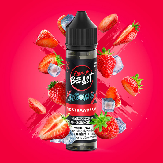 Flavour Beast sic strawberry iced 20mg E-Liquid 60ml